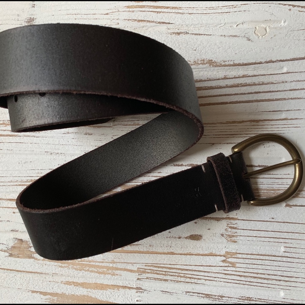 Frye Leather Belt, Dark Brown, NWT